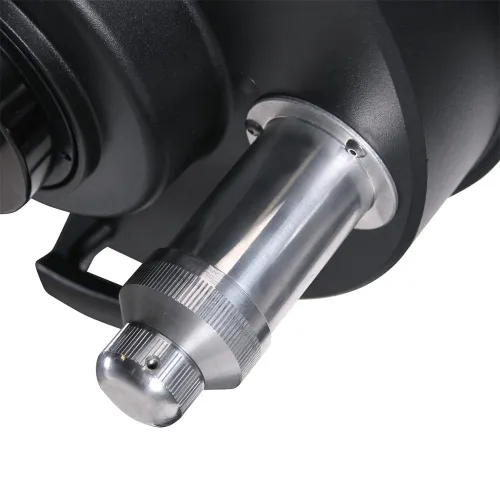 a fényképen:  Meade 12"-os, F/8-as továbbfejlesztett kómahibamentes optikai tubusszerelvény,  2