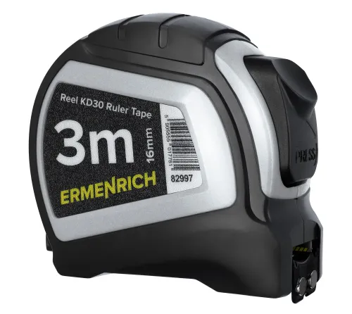 a fotón:  Ermenrich Reel KD30 mérőszalag,  3