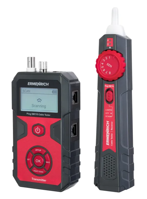 a fényképen:  Ermenrich Ping SM110 kábeltesztelő,  4