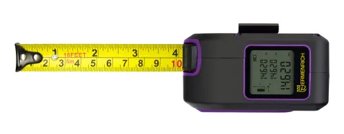a képen:  Ermenrich Reel SLR640 lézeres mérőszalag,  2