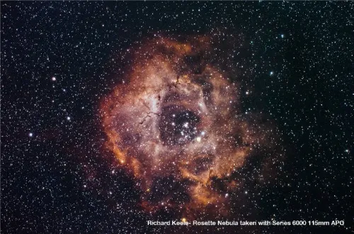 a fotón:  Meade 6000 sorozatú 80 mm-es ED háromszoros APO refraktor OTA,  6