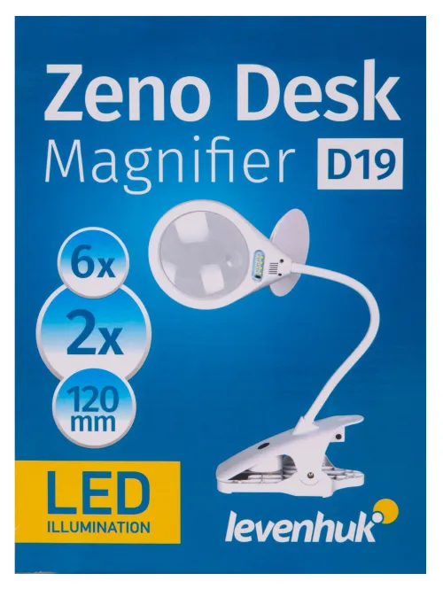 a képen:  Levenhuk Zeno Desk D19 nagyító,  12