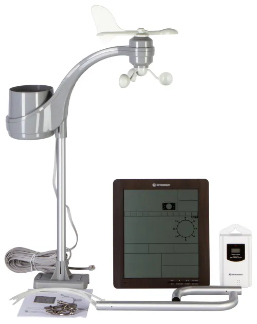 a fényképen:  Bresser ClimaTemp XXL időjárás állomás,  2