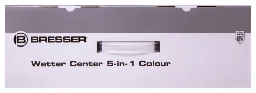 a fényképen:  Bresser 5 az 1-ben színes kijelzős időjárás állomás, fekete,  17