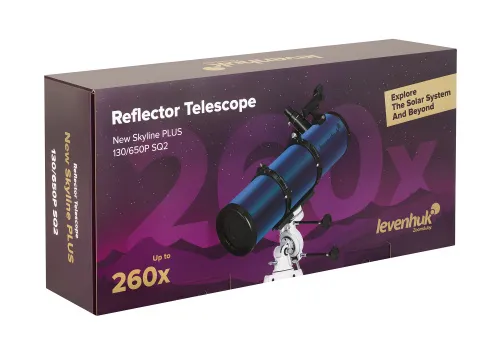 a fotón:  Levenhuk New Skyline PLUS 130/650P SQ2 teleszkóp,  14