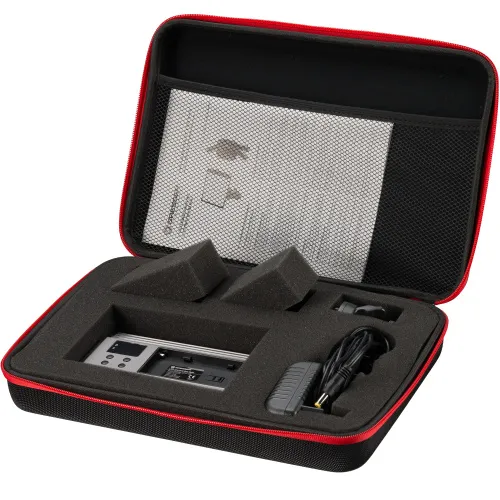 a képen:  Bresser PT Pro 15B kétszínű LED videólámpa tokkal,  6