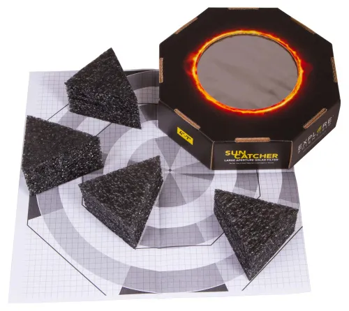 a képen:  Explore Scientific Sun Catcher napszűrő 80–102 mm-es teleszkópokhoz,  5