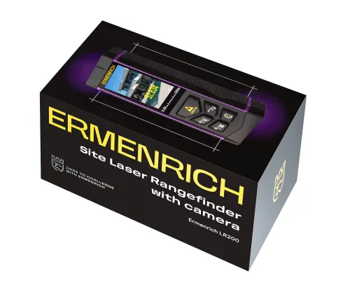 a képen:  Ermenrich PRO LR200 lézeres mérő, kamerával,  8