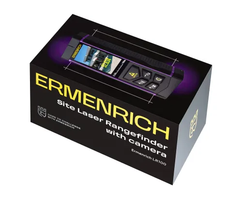 a fényképen:  Ermenrich PRO LR100 lézeres mérő, kamerával,  8