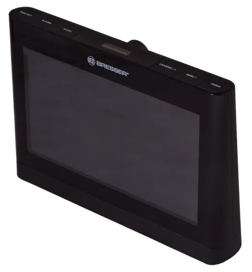 a fényképen:  Bresser színes kijelzős időjárás állomás, fekete,  3