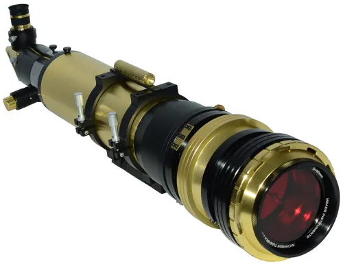 a fényképen:  Coronado SolarMax III 90 mm Double Stack napteleszkóp RichView rendszerrel és BF30 szűrővel,  3