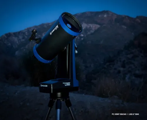 a fényképen:  Meade LX65 6" MAK teleszkóp,  6