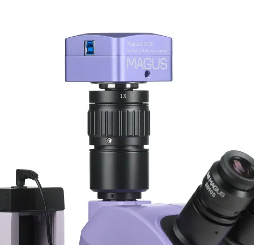 a képen:  MAGUS Stereo D7T PLUS digitális sztereomikroszkóp,  4