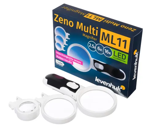 a fényképen:  Levenhuk Zeno Multi ML11 nagyító,  2