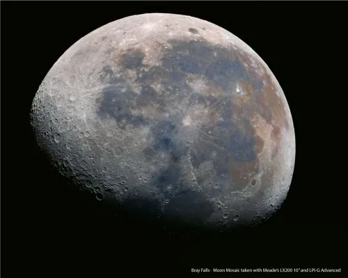 a fényképen:  Meade LX200 10"-os f/10 ACF teleszkóp háromlábú állvány nélkül,  6