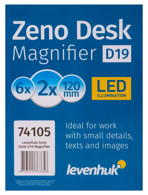 a képen:  Levenhuk Zeno Desk D19 nagyító,  13