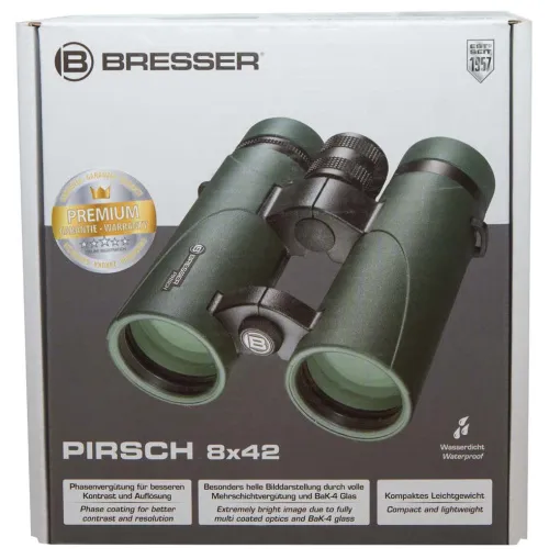 a képen:  Bresser Pirsch 8x42 kétszemes távcső,  12