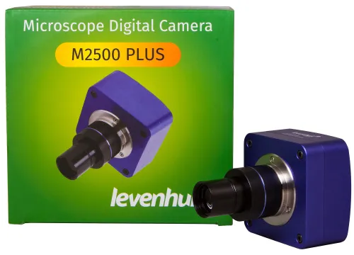 a fényképen:  Levenhuk M2500 PLUS digitális mikroszkópkamera,  10