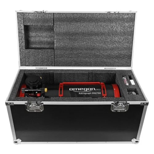 a fotón:  Omegon Pro Astrograph N 200/640 OTA teleszkóp,  5