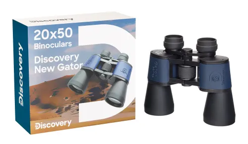 a fényképen:  Levenhuk Discovery New Gator 20x50 kétszemes távcső,  5