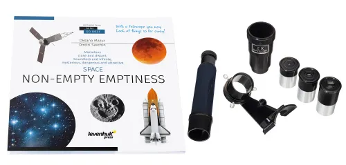 a fotón:  Levenhuk Discovery Spark 767 AZ teleszkóp könyvvel,  3