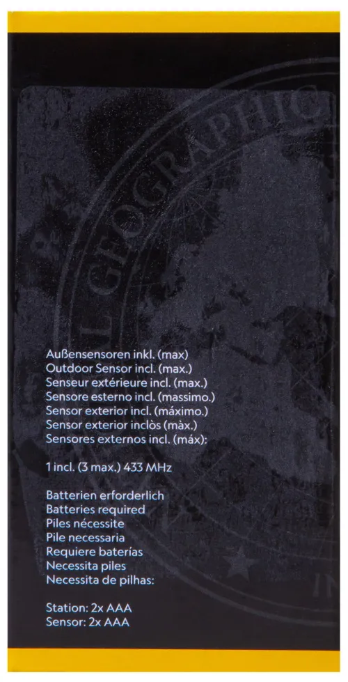 a képen:  Bresser National Geographic időjárás állomás, átlátszó,  13