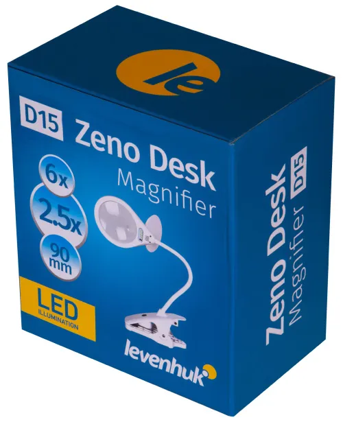 a fényképen:  Levenhuk Zeno Desk D15 nagyító,  10