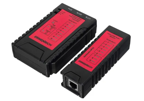 a fotón:  Ermenrich NetGeeks NP10 kábel és PoE tesztelő,  6