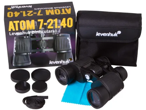a képen:  Levenhuk Atom 7–21x40 kétszemes távcső,  2