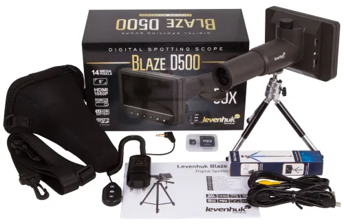 a fényképen:  Levenhuk Blaze D500 digitális figyelőtávcső,  2