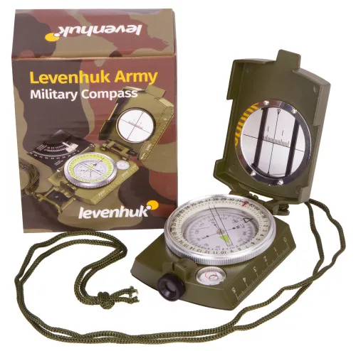 a fényképen:  Levenhuk Army AC10 iránytű,  12