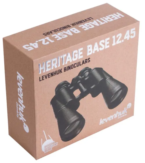a fényképen:  Levenhuk Heritage BASE 12x45 kétszemes távcső,  12