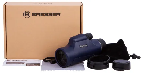 a fényképen:  Bresser Topas 7x42 WP egyszemes távcső,  2