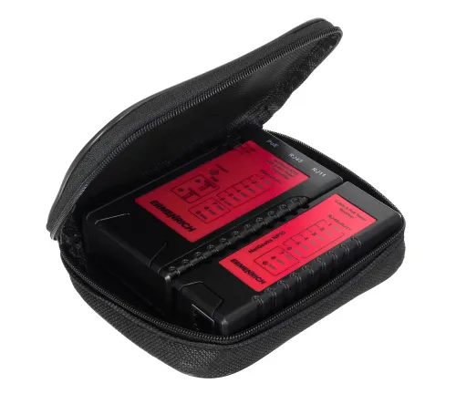 a fotón:  Ermenrich NetGeeks NP10 kábel és PoE tesztelő,  2