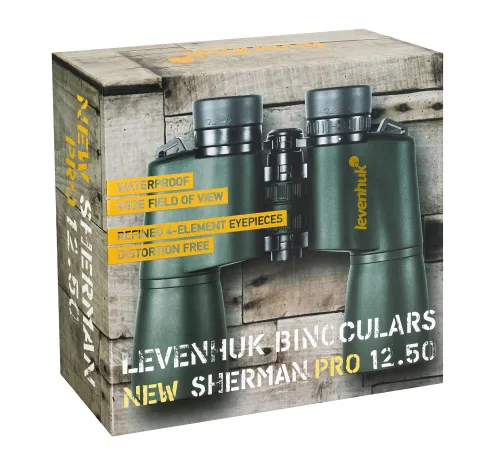 a fotón:  Levenhuk New Sherman PRO 12x50 kétszemes távcső,  13