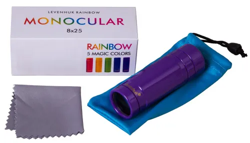 a fényképen:  Levenhuk Rainbow 8x25 egyszemes távcső,  2