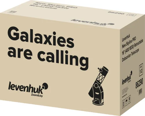 a fényképen:  Levenhuk New Skyline PRO 16" (400/1830) visszahúzható Dobson teleszkóp,  7