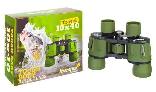 a fotón:  Levenhuk Travel 10x40 kétszemes távcső,  11