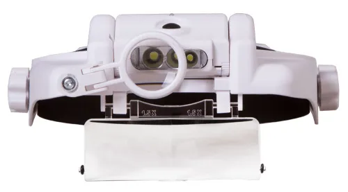 a képen:  Levenhuk Zeno Vizor HR4 fejre rögzíthető, tölthető nagyító,  6