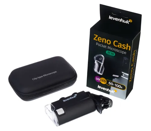 a fotón:  Levenhuk Zeno Cash ZC10 zsebmikroszkóp,  2
