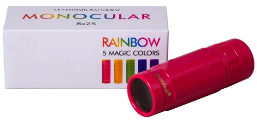 a fényképen:  Levenhuk Rainbow 8x25 egyszemes távcső,  3