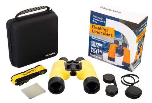a fotón:  Levenhuk Discovery Breeze 7x50 vízen úszó kétszemes távcső,  4