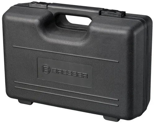 a fényképen:  Bresser Junior Biolux SEL 40–1600x mikroszkóp tokkal, fehér,  7