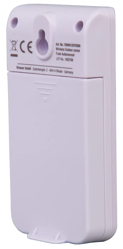 a fényképen:  Bresser MyClimate hő / higrométeróra, fehér,  13