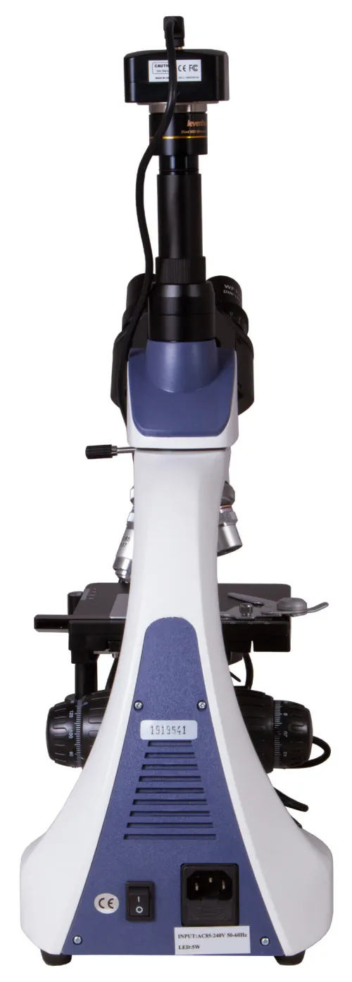 a fényképen:  Levenhuk MED D10T digitális trinokuláris mikroszkóp,  8