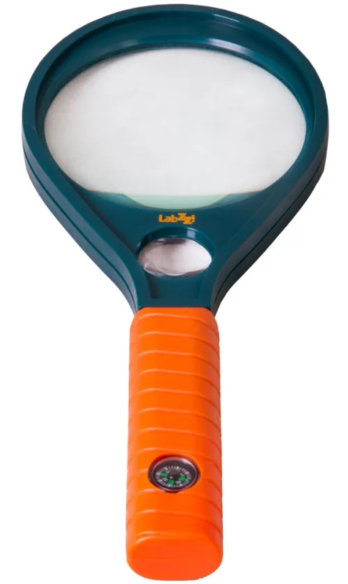 a fotón:  Levenhuk LabZZ MG3 iránytűvel ellátott nagyító,  3