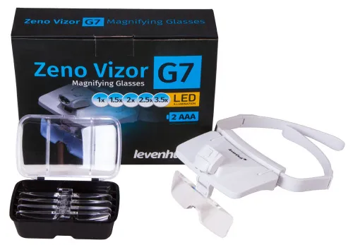 a fotón:  Levenhuk Zeno Vizor G7 nagyítószemüveg,  2