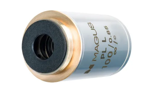 a fotón:  MAGUS 100PLL 100х/0,85 Plan H SzM 0,40 mm objektív,  4