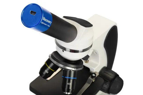 a képen:  Levenhuk Discovery Pico Polar digitális mikroszkóp és könyv,  8