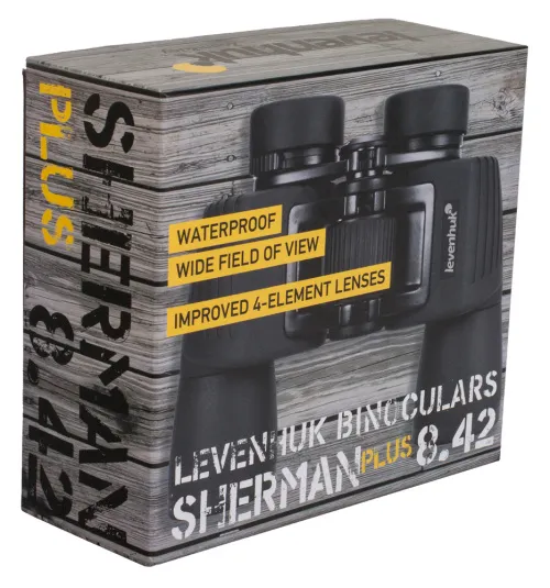 a fotón:  Levenhuk Sherman PLUS 8x42 kétszemes távcső,  9